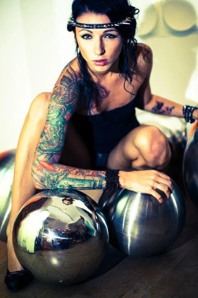 Участница конкурса tattoo Queen Evil!