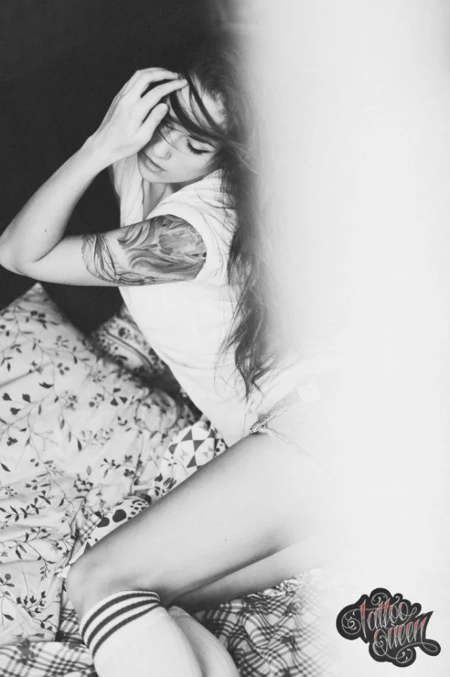 Участница конкурса tattoo Queen Слипченко Ирина