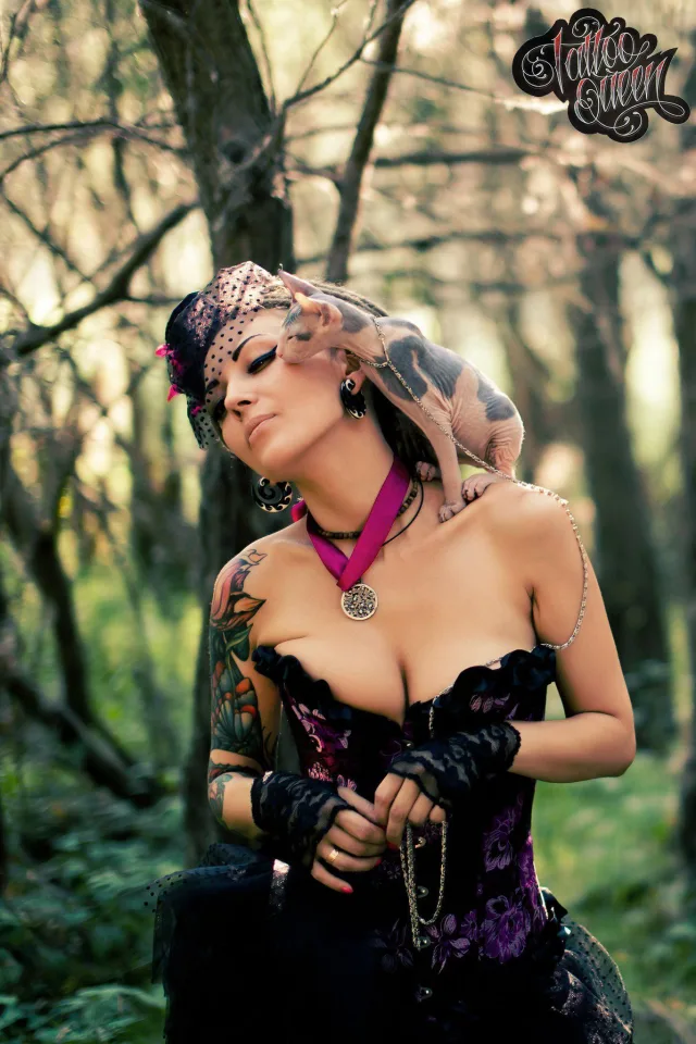 Участница конкурса tattoo Queen Zoe Rupp!