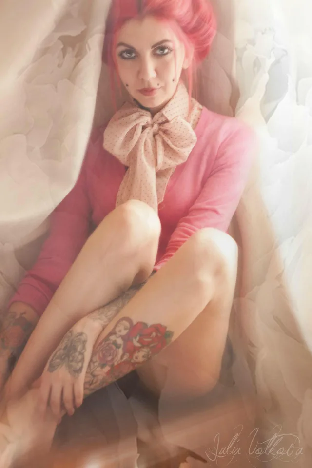 Участница конкурса tattoo Queen Майя Вайгль