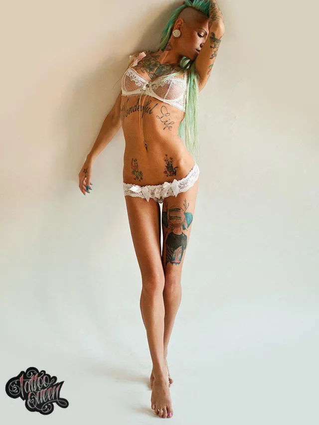 Участница конкурса tattoo Queen Bantik Boy