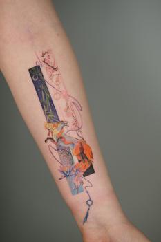 Цветная тату