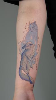 Цветная тату