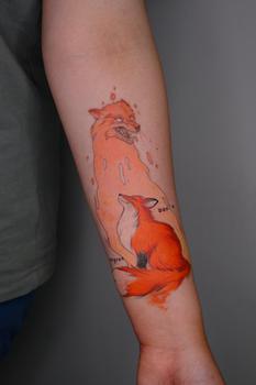 Цветная татуировка