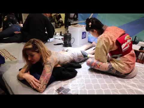 Тебори HAND POKE Лос-Анджелес Тату конвенция 2017